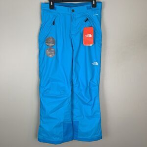 NWT The North Face Girls’ Lrg 14/16 Freedom Insulated Snow Pants Acoustic Blue